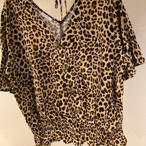 Leopard blouse